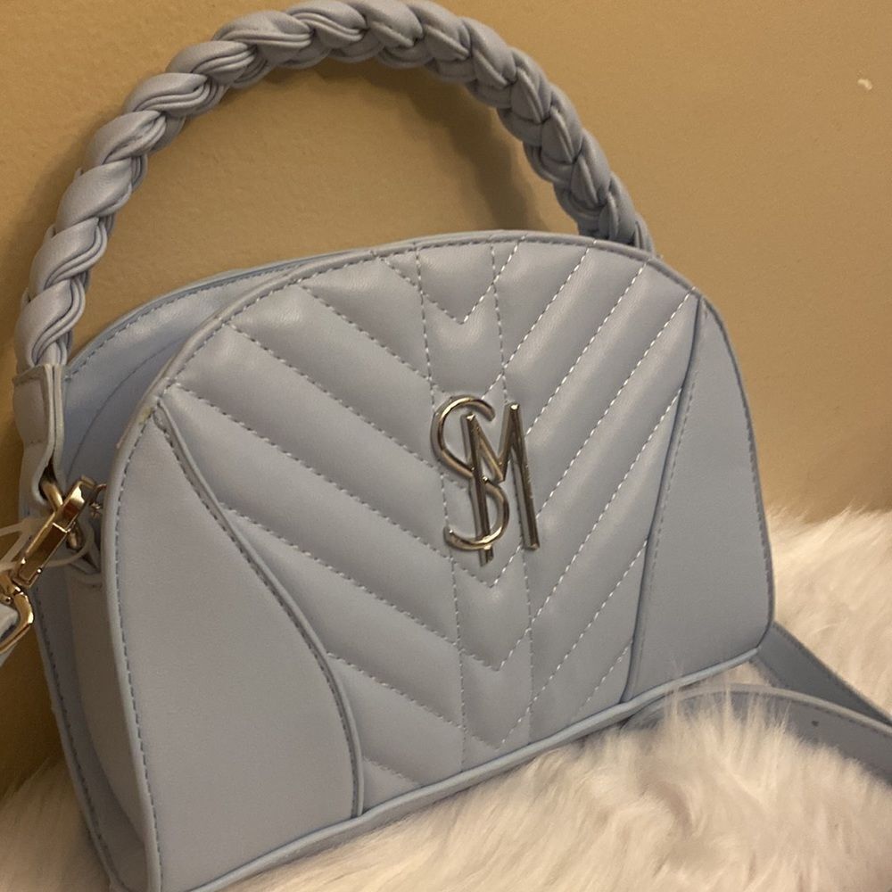 NWT Steve Madden (bhardyy) Top Handle/Crossbody - Blue - Picture 3 of 11